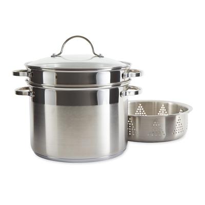 8 Qt Multi Cooker Stainless Steel Stock Pot by RSV...