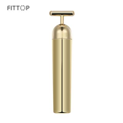 Gold Pulse Facial Massager by Prospera in Gold