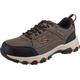 Skechers Men's 204427 Walking Shoe, Dark Taupe Leather W/ Synthetic & Mesh, 9.5 UK