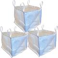 Ton Bags Bulk Bag FIBC Heavy Duty Builders Bag With Lifting Loops Strong White Bags Jumbo Waste Storage Industrial Sacks - 85 x 85 x 85 CM – One Ton - 1000KG (10)