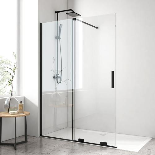 Duschwand Schiebetür Walk in Duschglas Duschtür-Duschwand Duschtrennwand Duschkabine mit 8mm Dusche