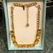 Kate Spade Jewelry | Authentic Kate Spade Emerald Cut Topaz Necklace 17" | Color: Tan | Size: 17”