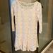 Free People Dresses | Free People Lace Sheath Dress | Color: Cream | Size: 4