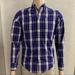 J. Crew Shirts | J Crew Xs Long Sleeve Button Down Shirt - Purple / Blue Tartan Plaid | Color: Blue/Purple | Size: Xs