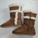 Michael Kors Shoes | Michael Kors Girls Alina Brown Round Toe Side Zip Winter Tall Boots Size 10 | Color: Brown | Size: 10