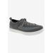 Wide Width Men's Buzz Drew Shoe by Drew in Grey Leather Flannel (Size 9 1/2 W)