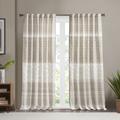 INK+IVY 100% Window Curtain Panel with Lining in Taupe - Olliix II40-1183