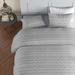 Joss & Main Zari Standard Cotton Duvet Cover Set Cotton Percale in Gray | Queen Duvet Cover + 2 Standard Shams | Wayfair