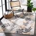 Gray/White 108 x 0.24 in Area Rug - Bayou Breeze Souders Floral Gray/Ivory Indoor/Outdoor Area Rug, Polypropylene | 108 W x 0.24 D in | Wayfair