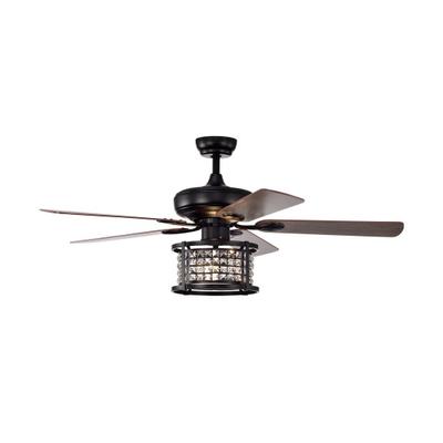 Costway 52 Inch 3-Speed Crystal Ceiling Fan Light ...