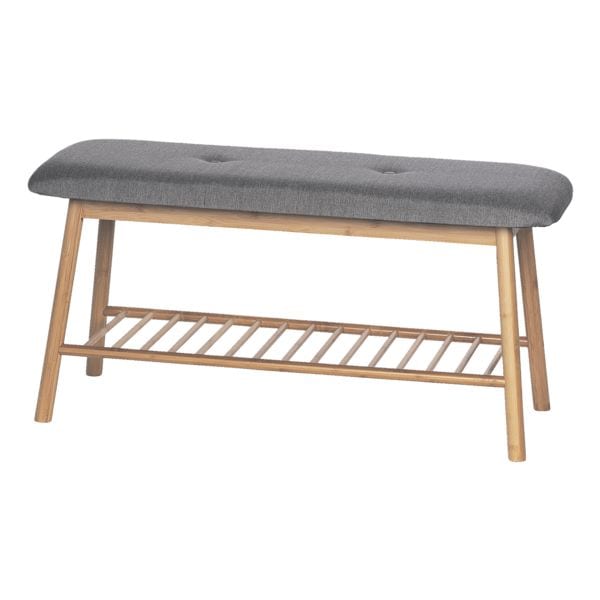 Wenko Schuhbank mit Sitzpolster »Bahari Bambus« 1 Boden braun, 90x45x34 cm