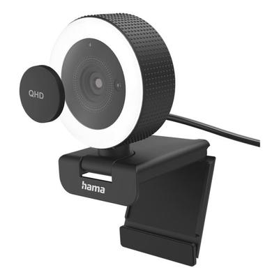 Webcam mit Ringlicht C-800 Pro, Hama, 6x8.5x6.2 cm