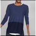 Athleta Sweaters | Athleta Stargazer Pullover Colorblock Sweater In Blue | Color: Blue | Size: S