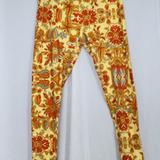Lularoe Pants & Jumpsuits | Lularoe Tc Leggings | Color: Orange/Yellow | Size: Tc (Tall & Curvy, Sizes 12-20)