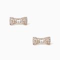 Kate Spade Jewelry | Cute Mini Bow Earrings | Color: Gold/Tan | Size: Os
