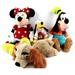 Disney Toys | Lot Of 4 Vtg Disney Stuffed Animals Plush Minnie Mouse Goofy Lady Pluto Cruise | Color: Cream/Tan | Size: Osbb