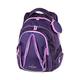 Walker 42011-074 - Schul-Rucksack Fame Twist Violett mit 3 Fächern, Seitentaschen und Gummiseil, Schul-Tasche inkl. Rücken-Polsterung und verstellbarem Hüft-, Schulter- und Brustgurt, wasserabweisend