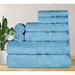 Etta Avenue™ Saige Ultra Soft Quick-Drying 8-Piece Cotton Towel Set Terry Cloth in Blue | 30 W in | Wayfair 6B3573E88703406DAA5E55EF7A2685EF