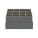 Rebrilliant Mcnemar 3" H x 12.6" W x 12.6" D Organizer Set in Gray | 3 H x 12.6 W x 12.6 D in | Wayfair 3ACD87E6094D46B6B0836D07C9315897