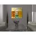 Orren Ellis Fulfilling Luxurious Canvas in Blue/Orange/Yellow | 14 H x 14 W x 2 D in | Wayfair BF8EBB752213413385C1F994B7A47EA0