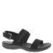 Easy Spirit Saphyre - Womens 7.5 Black Sandal N