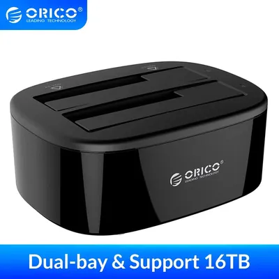 ORICO-Station d'accueil pour disque dur Touristo-Bay 2.5 " 3.5" HDD SSD SATA vers USB 3.0 HDD