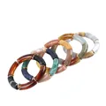 FishSheep-Bracelet de perles de bambou en acrylique vintage pour femme bracelets de couple