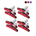 Plaquettes de frein silencieuses en forme de V 4 paires pour BMX route VTT accessoires de vélo