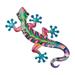 Regal Art & Gift 12905 - Luster Gecko Wall Decor 18 - Green Pink Wall Decor Figurines