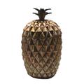 Light Garden 621846 - 13.5"H ANTIQUE GLASS PINEAPPLE CANISTER Home Organization