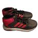 Adidas Shoes | Boys Size 4 Adidas High Top Sneakers Black/Red | Color: Black/Red | Size: 4bb