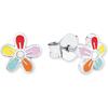 Prinzessin Lillifee Ohrstecker für Mädchen, Sterling Silber 925, Blume One Size Damen