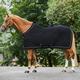 Harry Hall Masta Horse Fleece Stable Rug - Protective Super Soft Sheet for Horses - Equestrian Show Travel Blanket - Breathable Anti-Rub lining - Black, Size 5ft 6inch