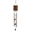 Woodstock Chimes Signature Collection™ Hummingbird Wind Chime Metal/Stone in Gray | 30 H x 4 W x 1 D in | Wayfair VGCHUS