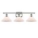 Newton St Loe 3-Light Dimmable Vanity Light in Gray/White Laurel Foundry Modern Farmhouse® | 10 H x 26 W x 5.5 D in | Wayfair