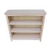 Sand & Stable™ Derren 38" W Solid Wood Standard Bookcase Wood in White/Brown | 36 H x 38 W x 12.3 D in | Wayfair 520B8F3FE146446B8DB7C26344D17515