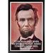 Trinx To Sin By Silence Makes Cowards Out Of Men Abraham Lincoln Famous Motivational Inspirational Quote Black Wood Framed Art Poster 14X20 Paper | Wayfair