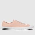 Converse dainty ox trainers in pale pink