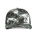 Pacific Headwear 107C Snapback Trucker Hat Cap in Black Tip/ Light Chrc | Cotton Blend