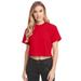 Next Level NL1580 Women's Ideal Crop T-Shirt in Red size 3XL | 60/40 cotton/polyester 1580, 1580NL