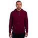 Next Level 9304 Adult Sueded French Terry Pullover Sweatshirt in Maroon size Medium | Cotton/Polyester Blend