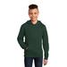 District DT6100Y Youth V.I.T. Fleece Hoodie in Forrest Green size Small | Cotton/Polyester Blend