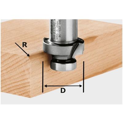 Hw R4-OFK 500 Abrundfräser 27,0 x 4,0 mm ( 490094 ) für Kantenfräse ofk 500 - Festool