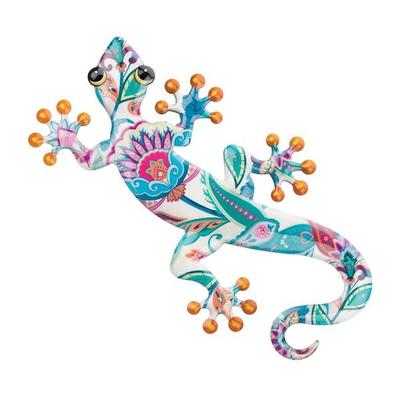 Regal Art & Gift 12908 - Luster Gecko Wall Decor 18 - White Multi Wall Decor Figurines