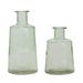 Bottle (Set of 2) 7"H, 9.5"H Glass