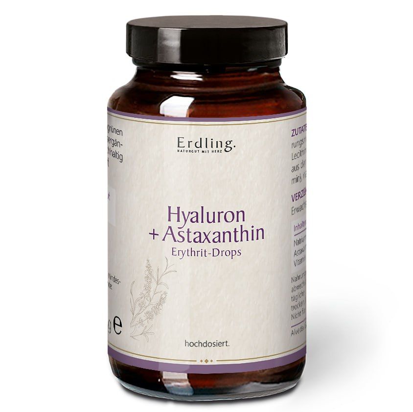 Erdling Astaxanthin-Hyaluron Drops 50 St Bonbons