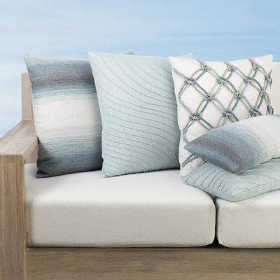 Horizon Indoor/Outdoor Pillow Collection by Elaine Smith - Hand Knotted Rope, 12" x 20" Lumbar Hand Knotted Rope - Frontgate
