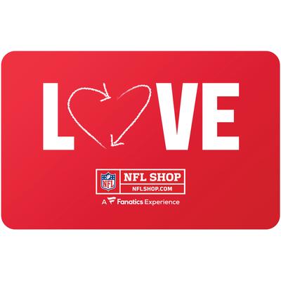 NFL Shop Valentine's Day eGift Card ($10 - $500)