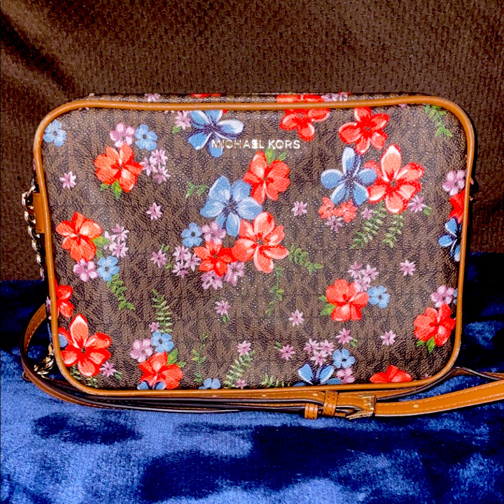 Michael Kors Bags | I Have 3 Authentic Micheal Kors Bags One Is A Book Bag And 2 Are Shoulder Purses | Color: Green/Pink | Size: Two Shoulder Mk Bags & One Book Bag Mk Bag