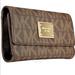 Michael Kors Bags | Michael Kors Mk Signature Wallet | Color: Brown/Tan | Size: Os